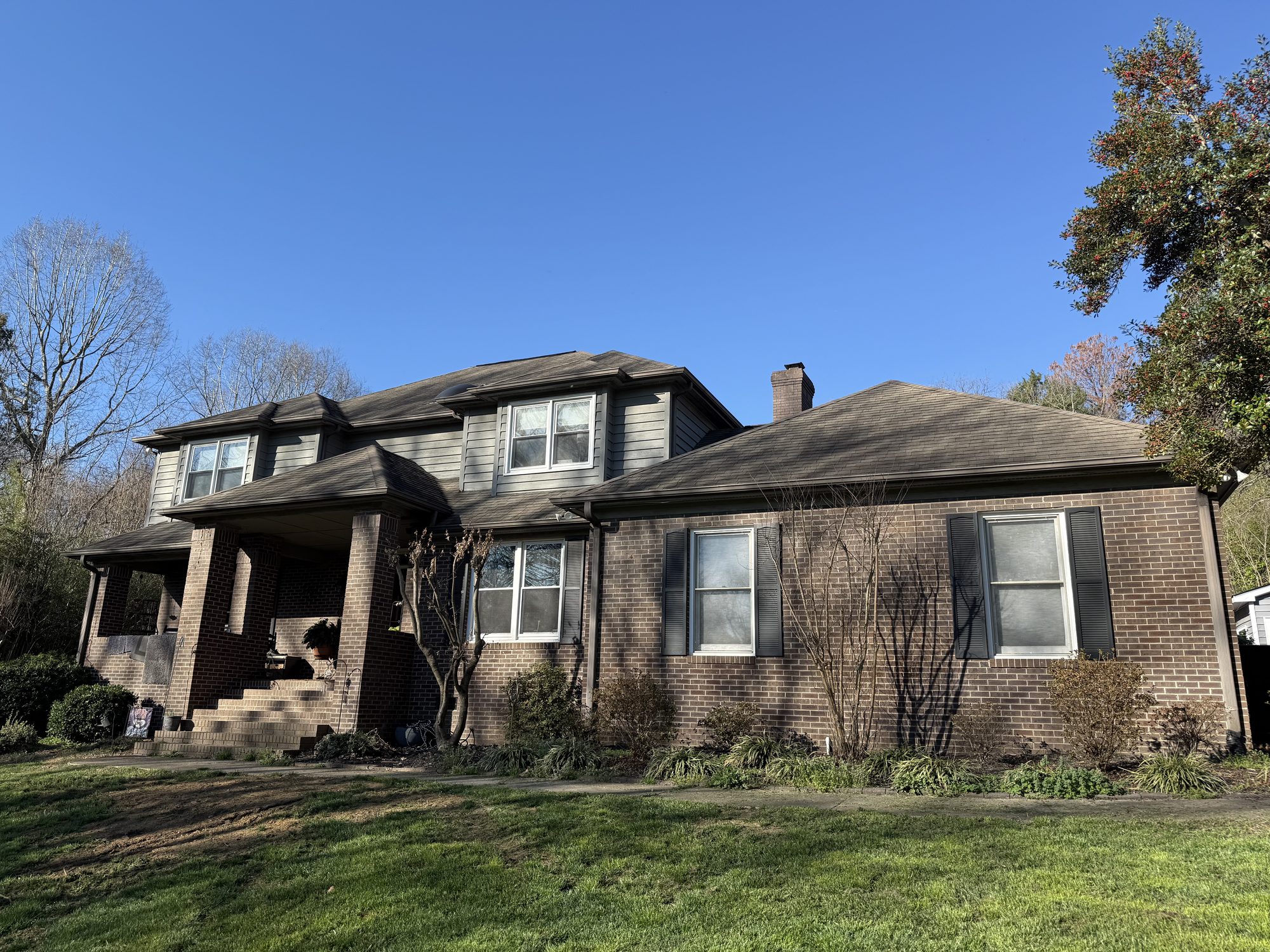 Two-Story Roof Replacement in Charlotte Metro, NC — before